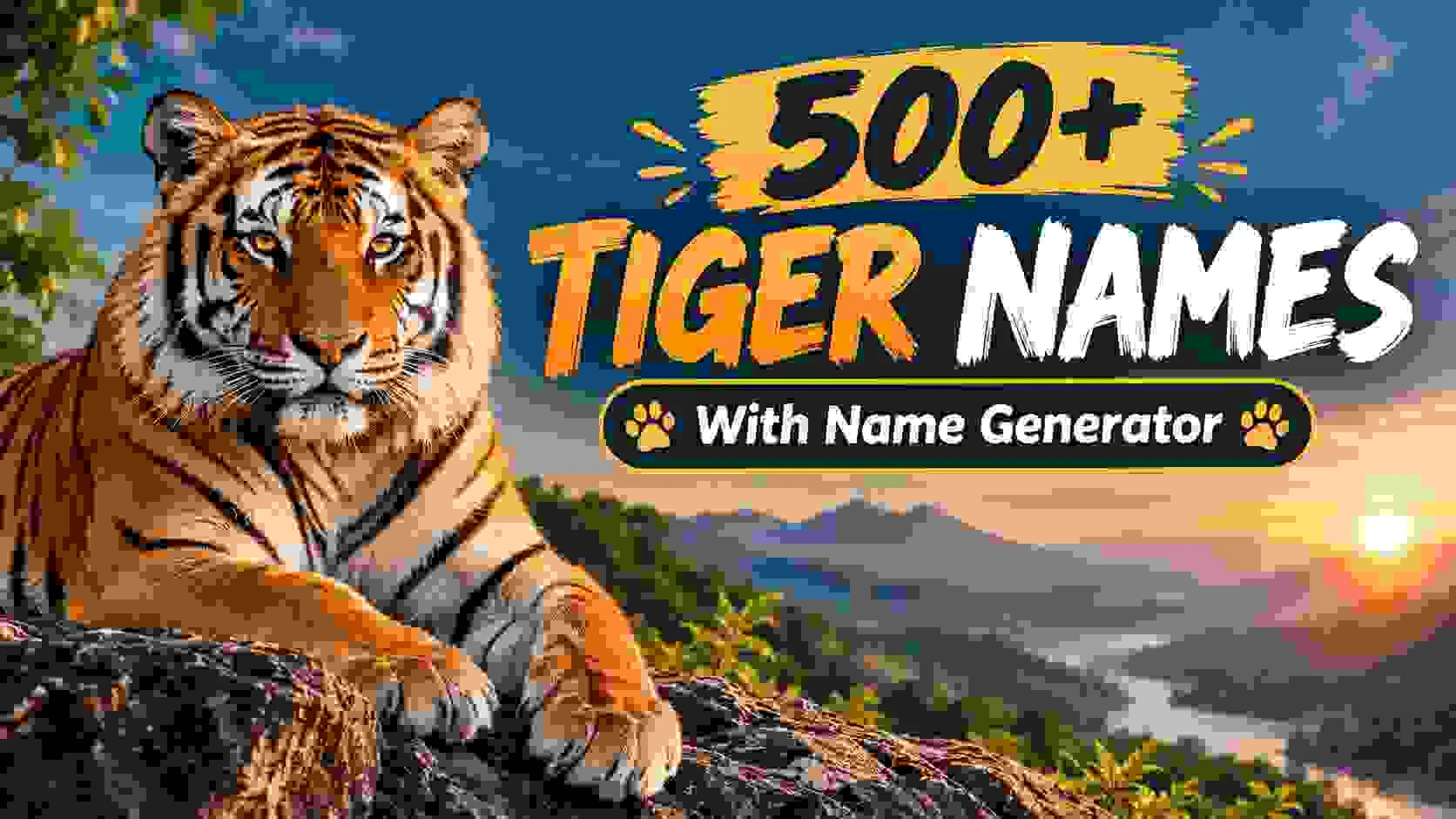 Tiger Names With Name Generator