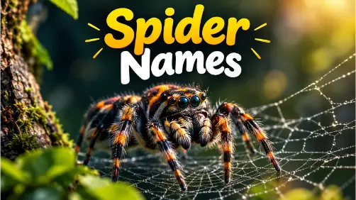 spider names